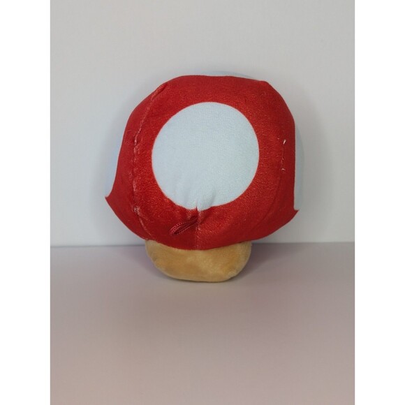 Set 3 Super Nintendo Mario White Hat Red Fire & 2 Mushroom Plush - Picture 11 of 14